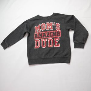 Garanimals Black Red Toddler Boys LongSleeve Fleece Sweatshirt Top Size 4T